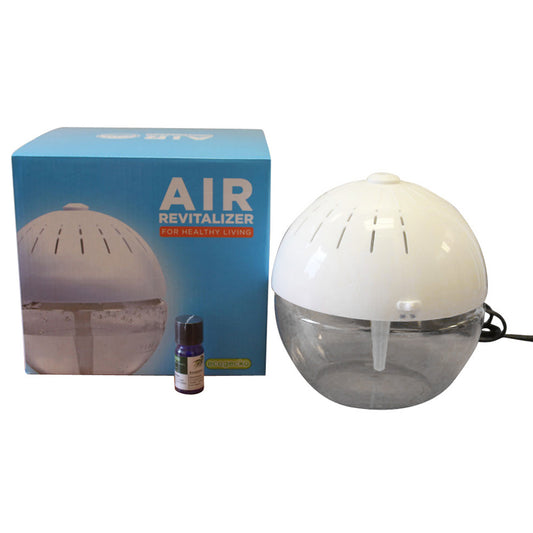 Ecogecko Lil Squirt Air Cleaner White With LED  + 1 Aroma Oil Bottle