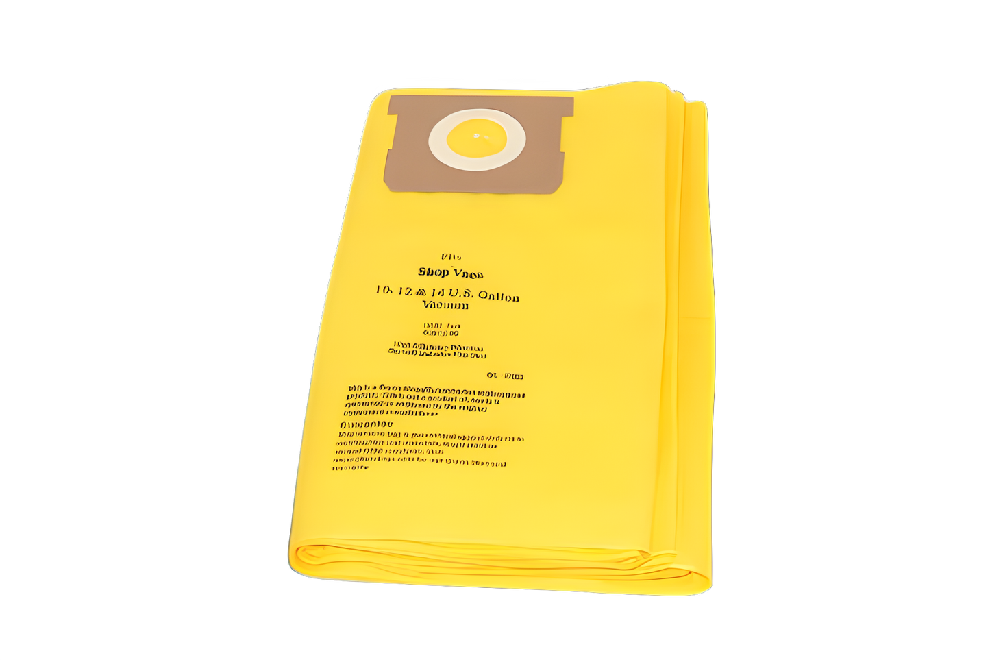 Green Klean Paper Bags Shop Vac, 2pk, High Efficiency, Drywall10 14 Gallon Vacuum #GK-77025