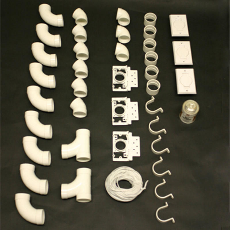 Hayden 3 Inlet Regular Valve Central Vacuum Installation Kit