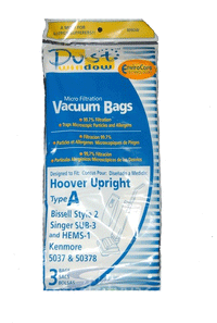 Hoover A Upright Vacuum Bags 4010001A - Generic - 12 Bags