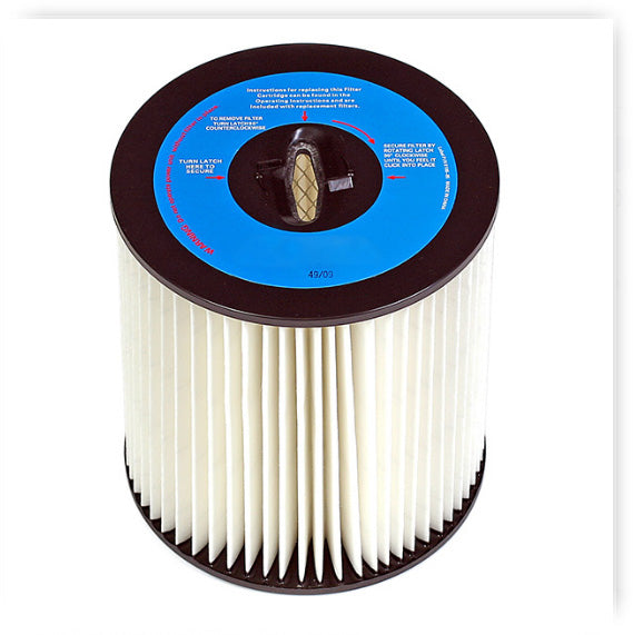 Dirt Devil/Titan 7 Inch Cartridge Filter for Dirt Devil, Titan, Royal Central Vacuum Systems #8106-01, 8106-12