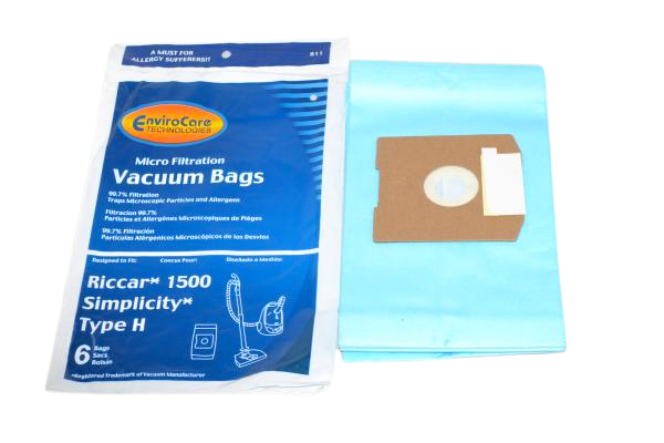 PAPER BAGS-RICCAR,H,6PK,SIMPLICITY,ENVIROCARE