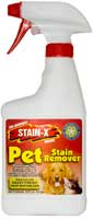 Stain-X Pet Stain & Odor Remover 64024-06S, 81489 CS-81500, 64024-12S - 24OZ