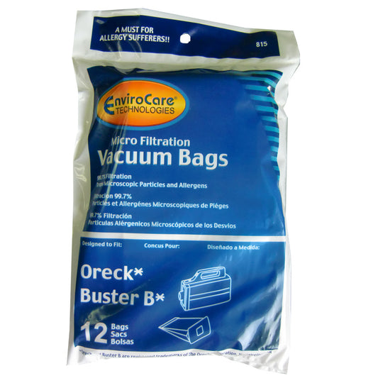 oreck xl portable vacuum bags