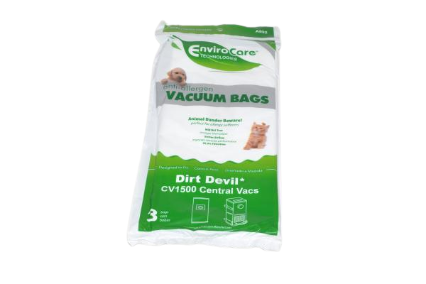 PAPER BAGS-DIRT DEVIL,CV1500,CV2000,3PK CLOTH CV-950 (RV2000)