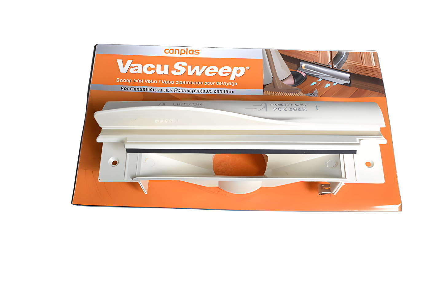 Vacusweep Sweep Inlet Valve, Almond, Canplas Vacuum #845600A