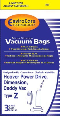 20 designed to Fit Hoover Z Microfiltration Vacuum Bags