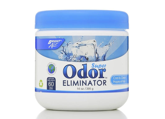 Bright Air Solid Air Freshener and Odor Eliminator, Cool and Clean Scent, 14 Ounces