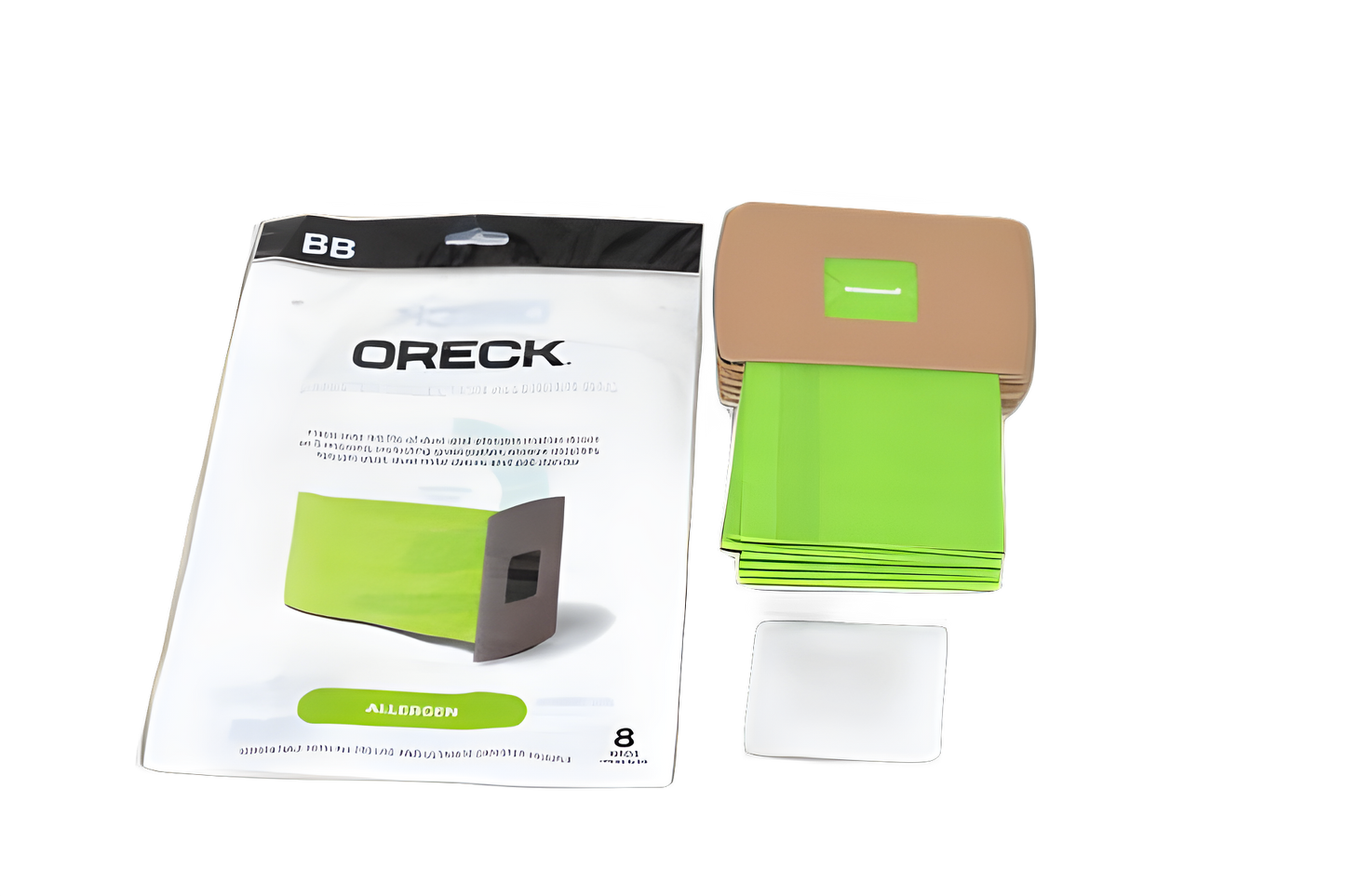 Paper Bags Oreck Buster B, 8pk, Hypo Allergenic Vacuum #AK12308