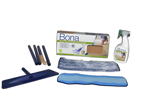 Bona Hard Surface Floor Care System, Bona, W/tele Handlecontains 32oz Tile Spray & 18'' Pad Vacuum #WM710013501