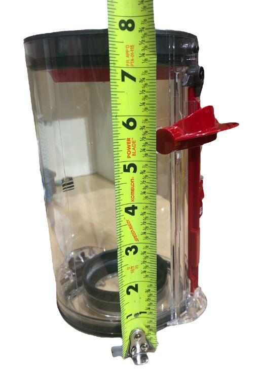 DYSON V10 SV12 Cyclone Animal Absolute Total Clean Clear Dust Bin 7 3/4"