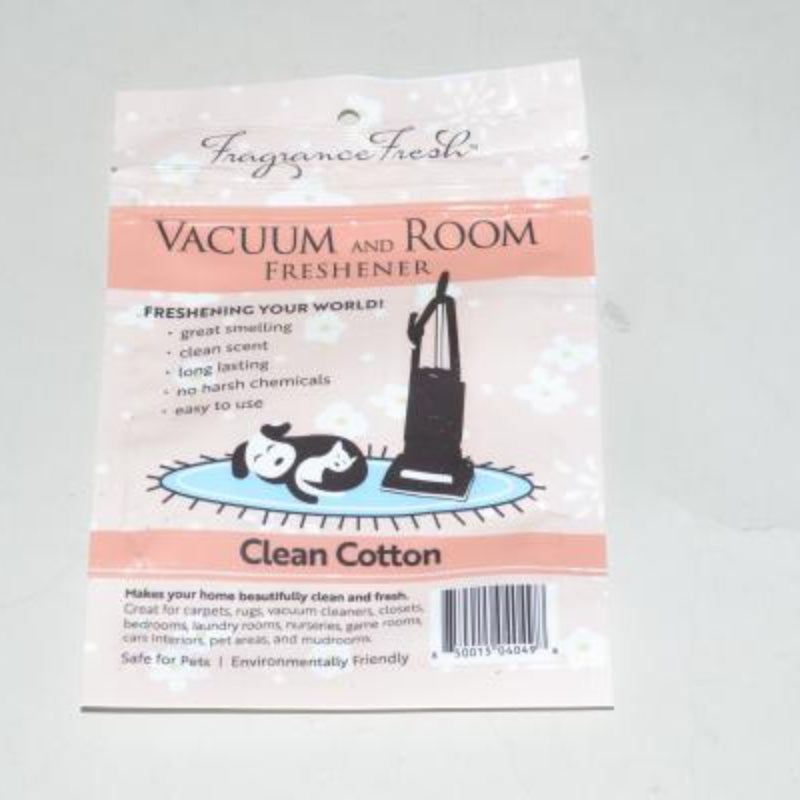Fragrance Fresh Clean Cotton Small Pouch Vacuum #FP-CLEANCOTTON