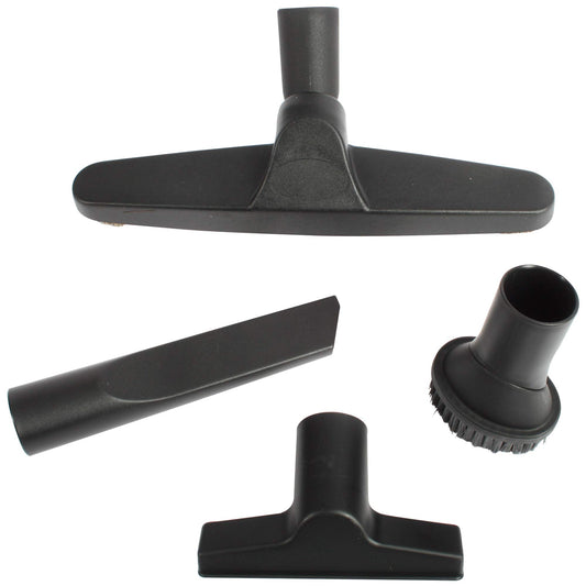 Accesories Attachment Set with Extension Wands for 35mm Diameter Miele and Sebo Vacuums, Black