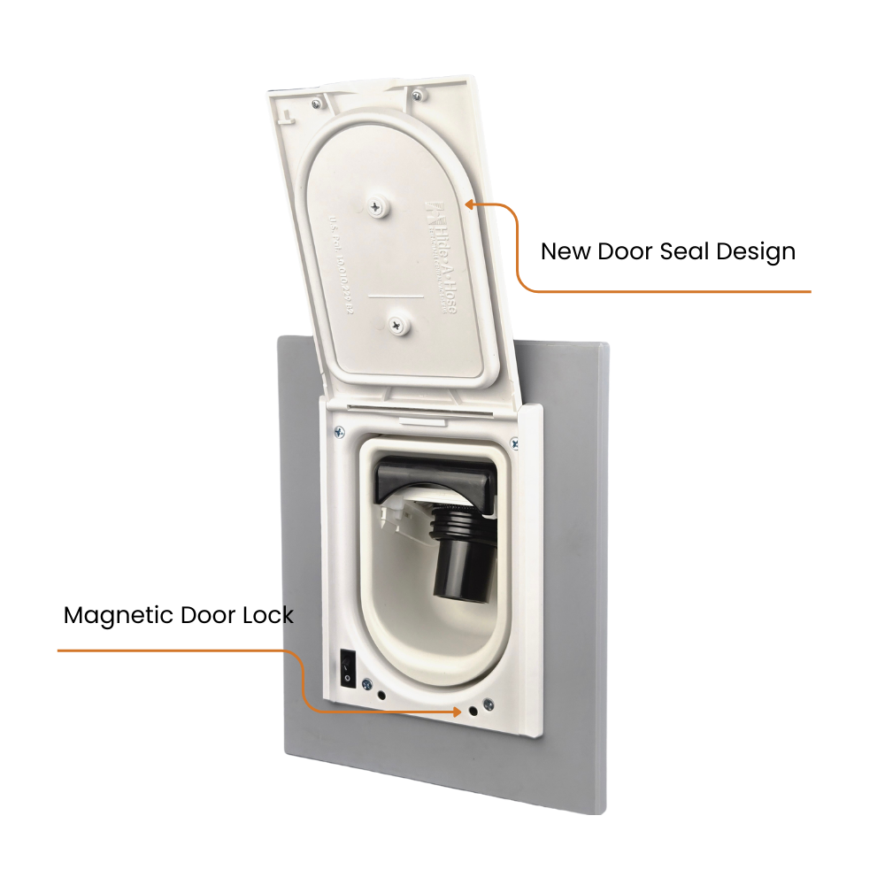 Hide-A-Hose White Trim Kit 6000 Pro HS6000W