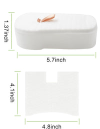 Replacement filter for shark PowerFins HairPro Odor Vacuum HZ702 HZ700 QS175QBL QS175QGN