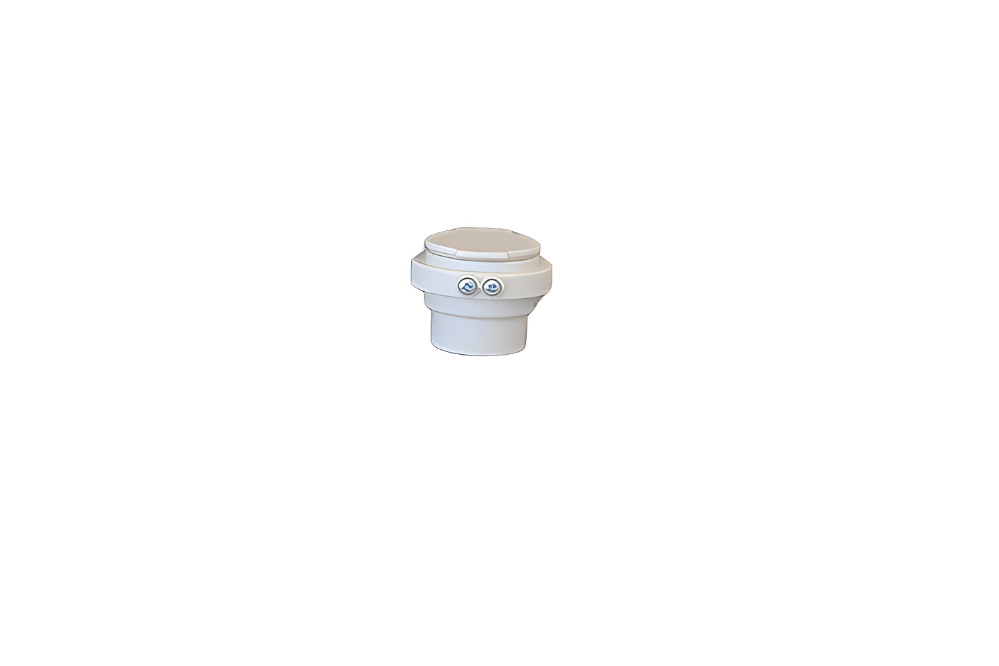 Utility Valve Eureka Central Vac, White #20017