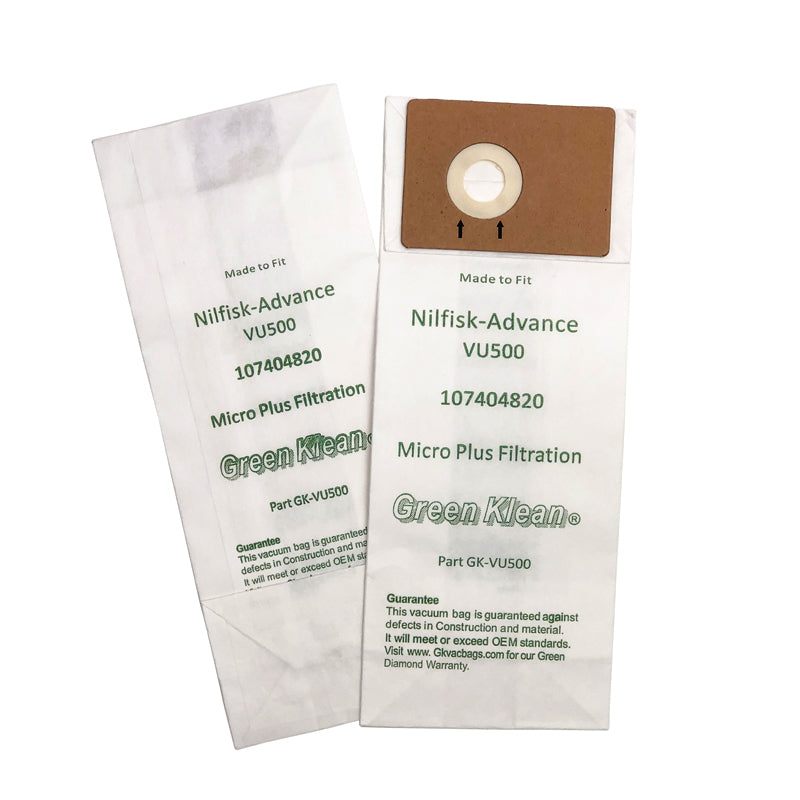 Advance Replacement: ADR-1415-10 Paper Bags, GK Advance VU500 12/15 10 Pk