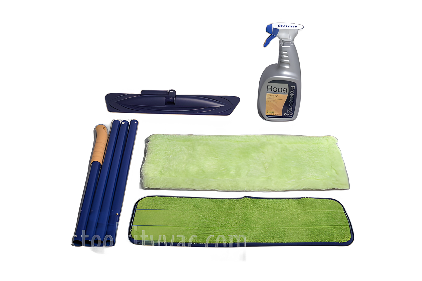Bona Mop Kit, Hardwood Bona Professional, 15'' W/clean Pad& Dust Pad & 32oz Spray Vacuum #WM710013398
