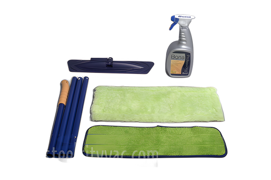 Bona Mop Kit, Hardwood Bona Professional, 15'' W/clean Pad& Dust Pad & 32oz Spray Vacuum #WM710013398