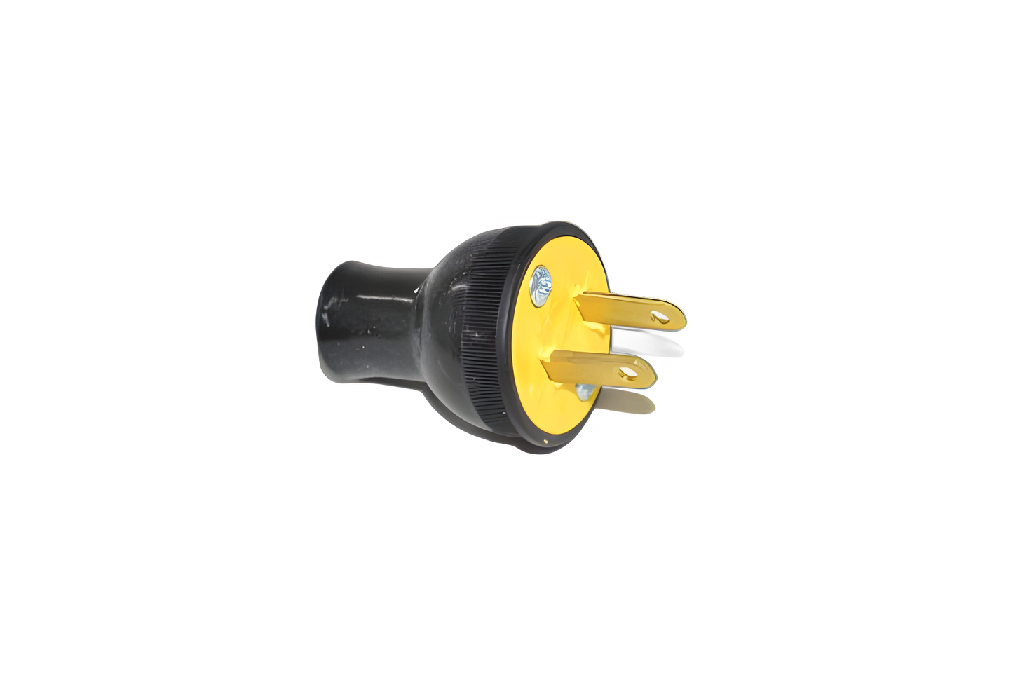 Fit All, Residential Male Plug Round (spring Action) Black Vacuum #32-5610-67