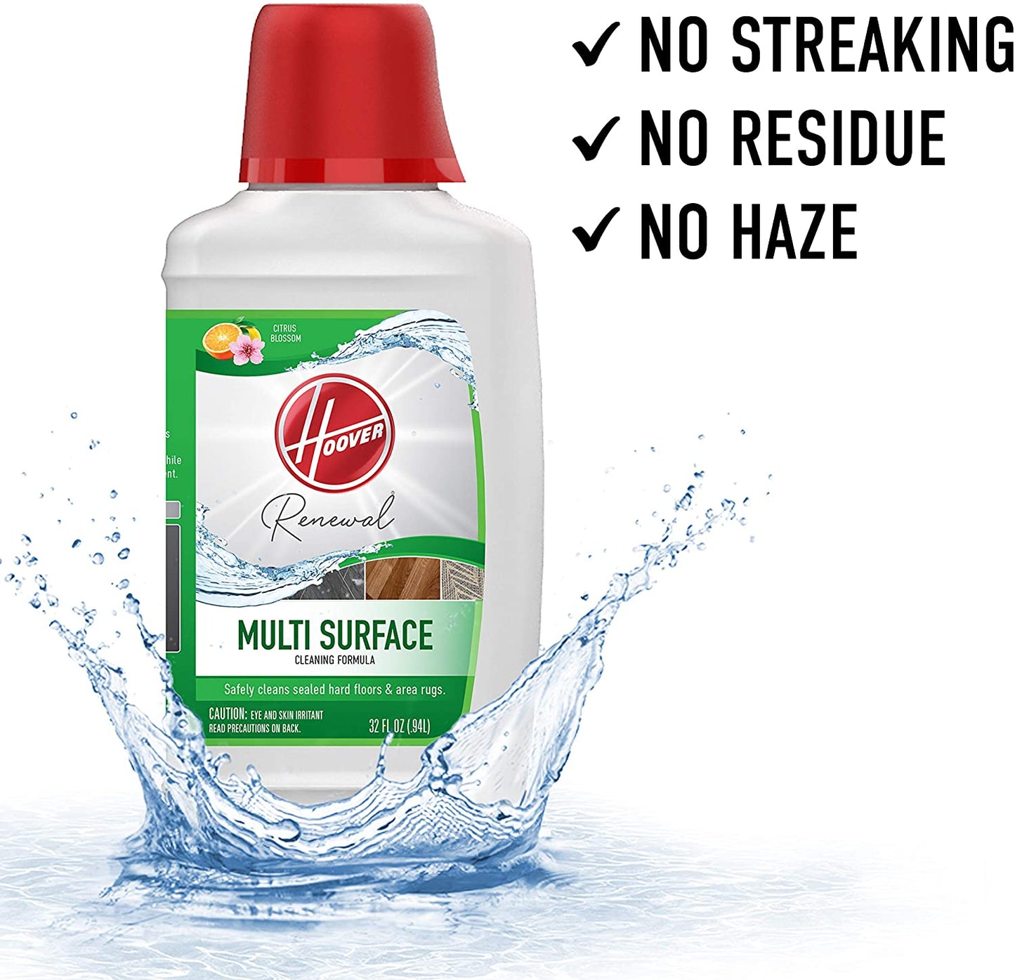 AH30428 Renewal 32 oz. Multi-Surface Hard Floor Cleaning Solution Hoover