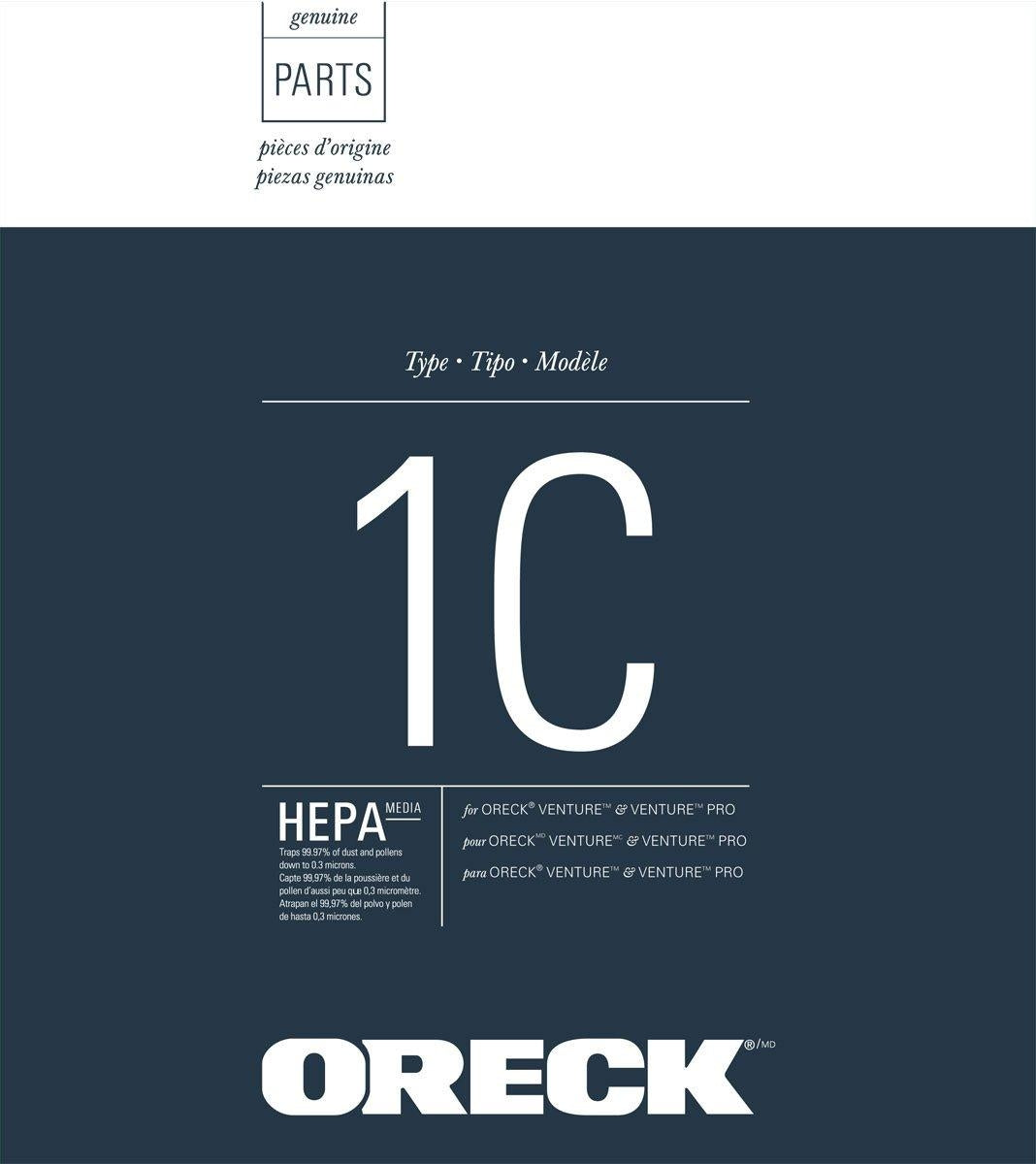 Oreck: O-AK10020 Paper Bag, Venture and Venture Pro HEPA Media