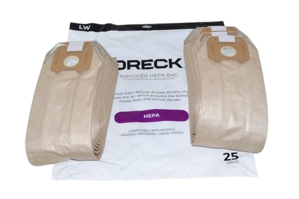 PAPER BAGS-ORECK DISCOVER,MAGNESIUM,25PK,HEPA