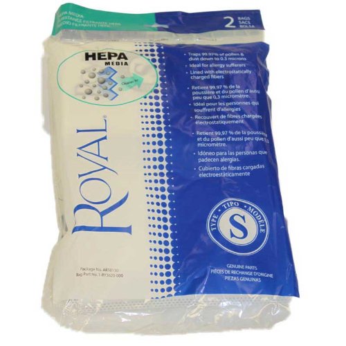 Royal AR10130 Type S HEPA Bags