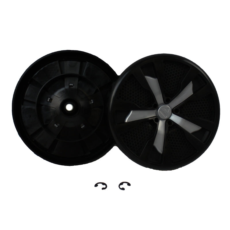 Bissell: B-160-6422 Wheel, Assy 2-Wheels/Axle/E-ring ProHeat 1548