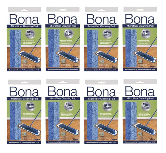 Bona Microfiber Cleaning Pad (Pack of 8)