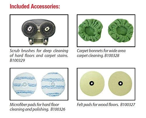 Pullman Holt Gloss Boss Mini Floor Scrubber Buffer Cleaner B200752