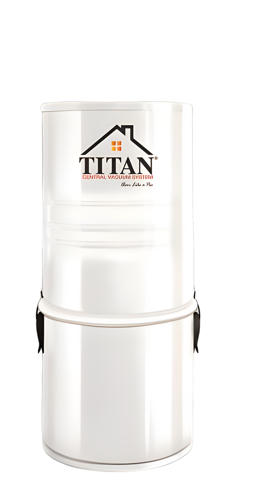 Titan Tcs4792 Central Vac, 5000 Sq Ft, 56 Decibals140 Water Lift, 3.6 Gal, 27.5 Height 11.9 Diam Vacuum #TCS-4792