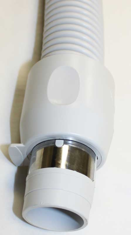 30' Low Voltage Hose Assembly W/Button for Central Vacuum Systems (Light Gray) 30'x 1-3/8" # XV130138030BUI, XE130138030BUN