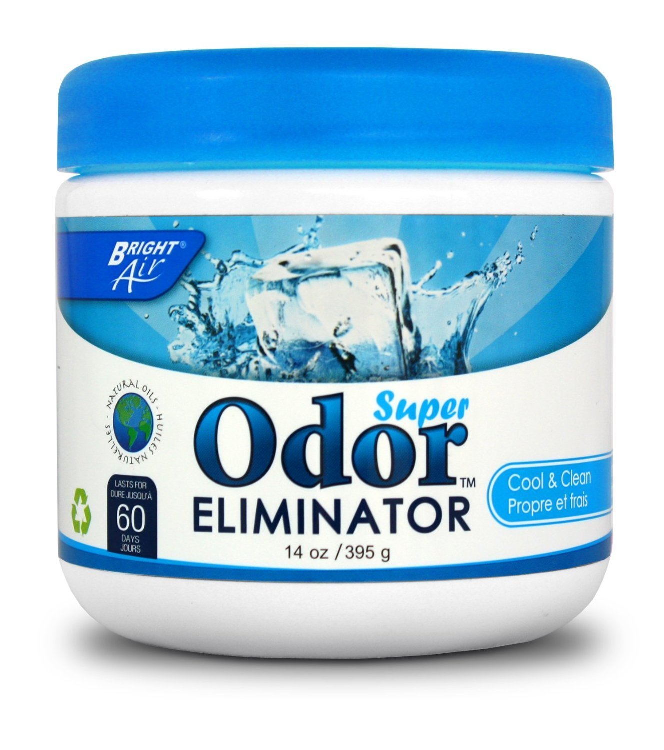 Bright Air Odor Eliminator - Cool and Clean , 14 Ounce Jar