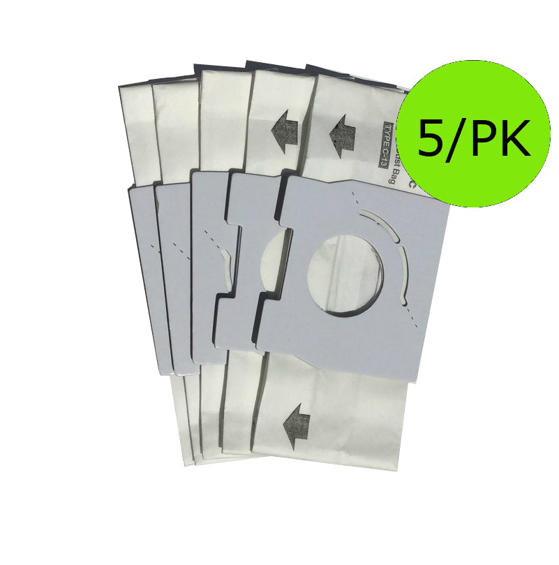 AMC-S5EP PAPER BAGS-PANASONIC,C-13,5PK,MC-3900,CANISTER
