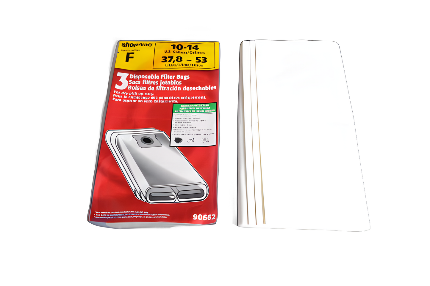 Catch Bags (3 Pack)shop Vac 10/12/14 Gallon Vacuum #9066233