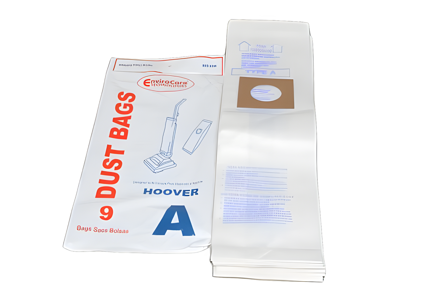 Paper Bags Hoover, A, 9pk, 2 Ply, Uprightenvirocare, Repl Vacuum #809-9SW
