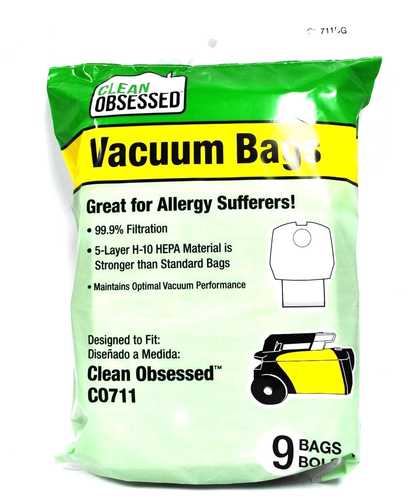Clean Obsessed CO711 HEPA Vacuum Bags CO711BG