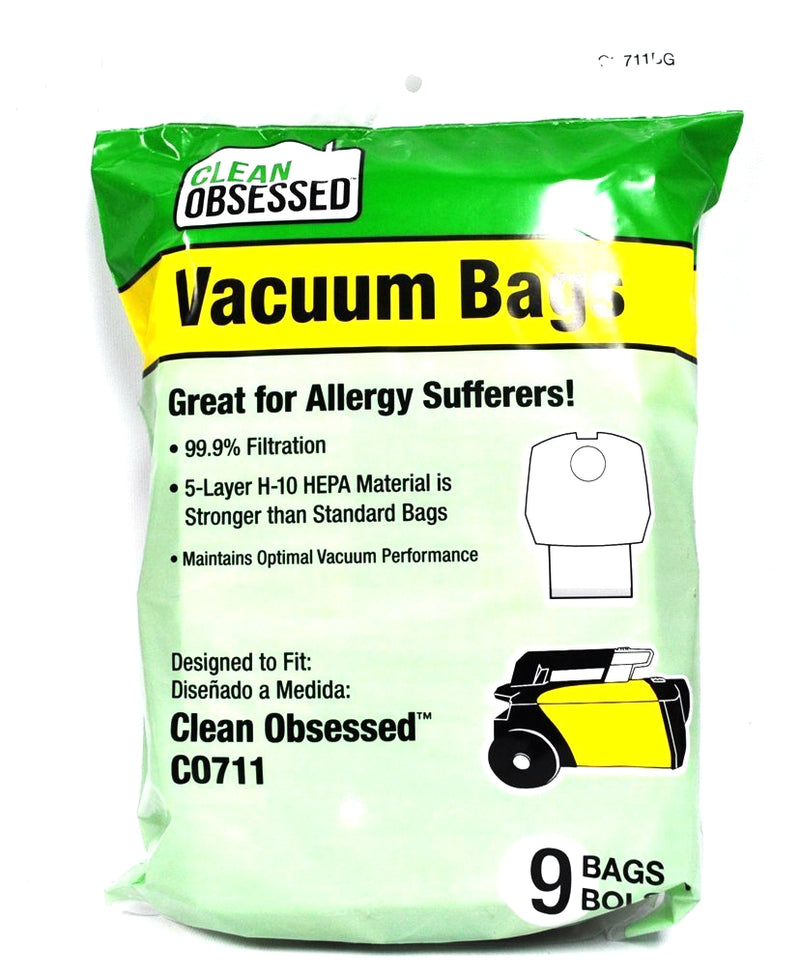 Clean Obsessed CO711 HEPA Vacuum Bags CO711BG