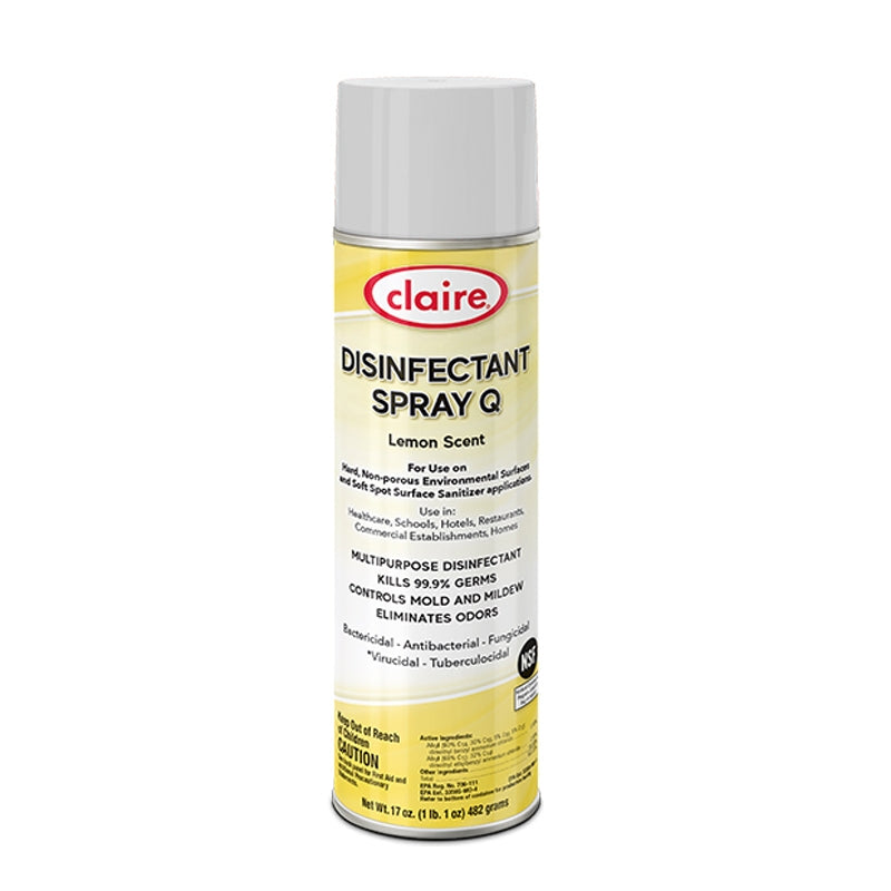 Claire Spray, Disinfectant Deodorant Lemon 17oz