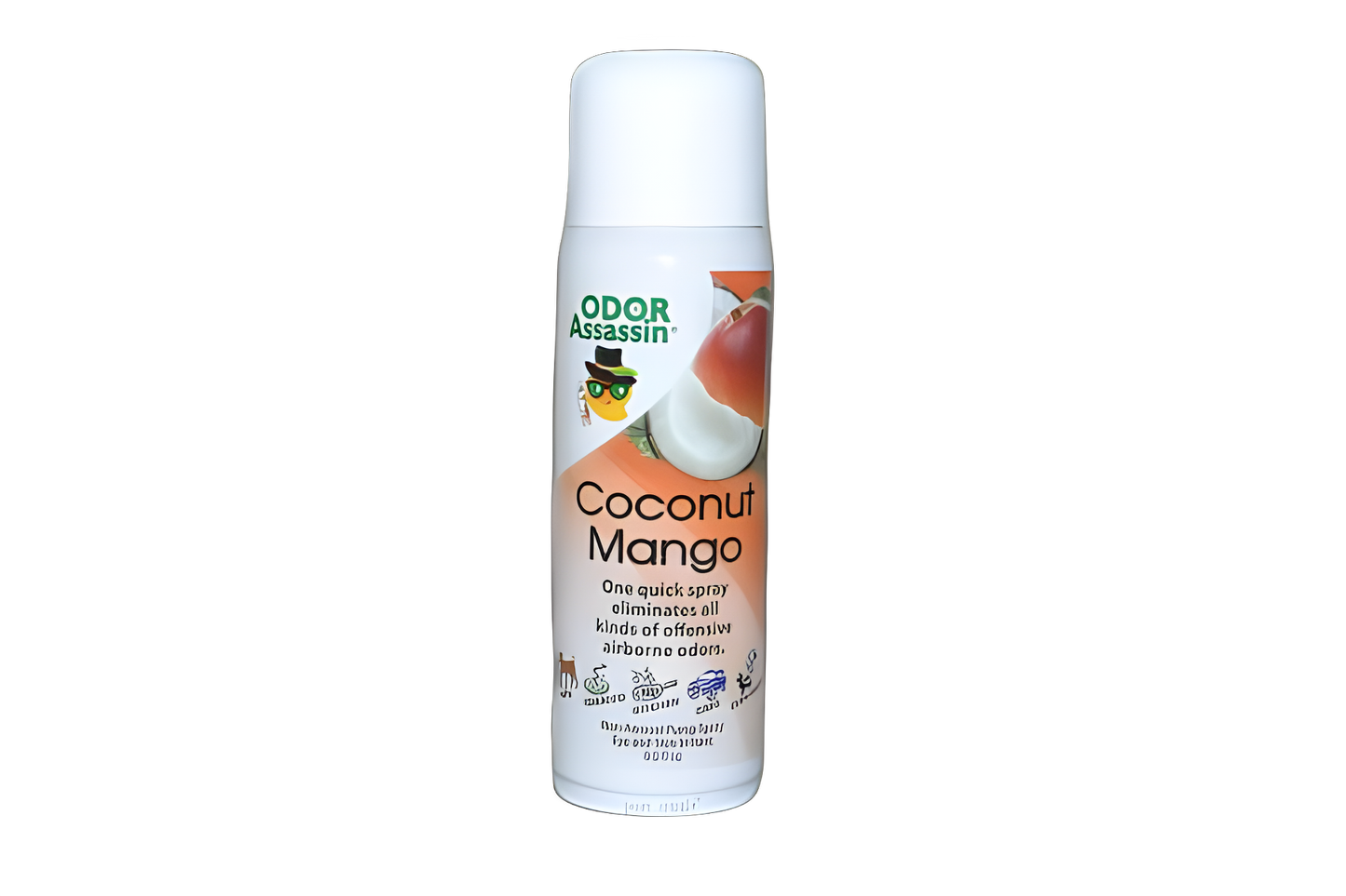 Odor Assassin Coconut Mango, 8oz Can Vacuum #127945