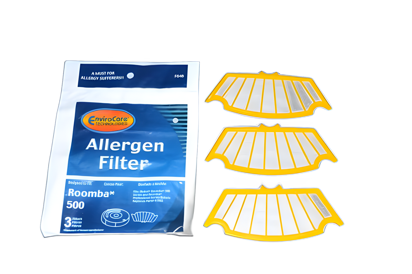 Filter for Roomba 500 Sweeper, 3pk, Allergen Vacuum #F646