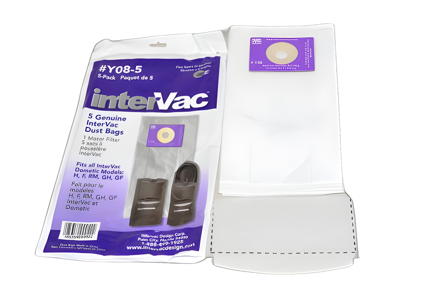 Paper Bags Intervac Garage Vac, 5pk Vacuum #9013