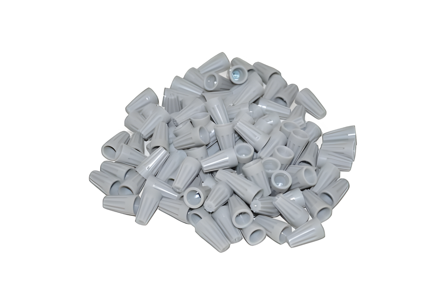 Fit All, Residential Wire Nuts (100) Gray W/wire Vacuum #32-0304-01