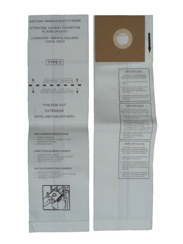 Dirt Devil Type C Vacuum Bags 3-700147-001 - Genuine - 3 pack
