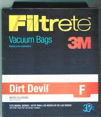 Dirt Devil Type F Vacuum Bags - 3 Pack