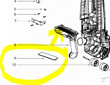 Electrolux Aptitude Composite Disaster Filter for Upright Models EL5010 **READ DESCRIPTION **