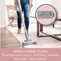 Kenmore DS4090 Brushless Cordless Stick 1L Capacity Lightweight Cleaner 2-Speed Power Suction LED Headlight 2-in-1 Handheld Vacuum for Hardwood Floor, Carpet & Pet Hair