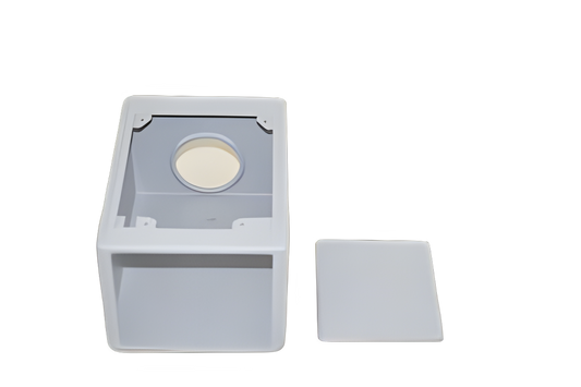 Hide A Hose External Mounting Box, Stand Alone, 6000 Pro , Grey Vacuum #HS600050G