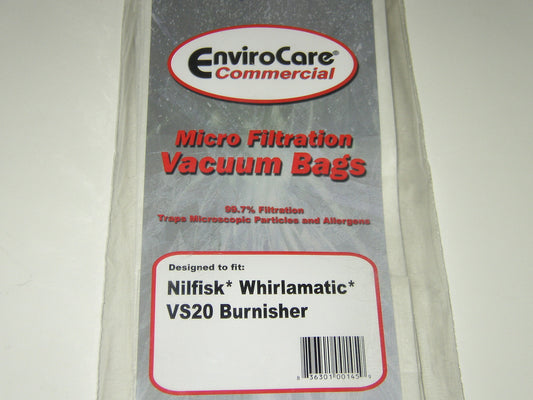 PAPER BAGS,10PK-NILFISK WHIRLAMATIC VS20 BURNISHER